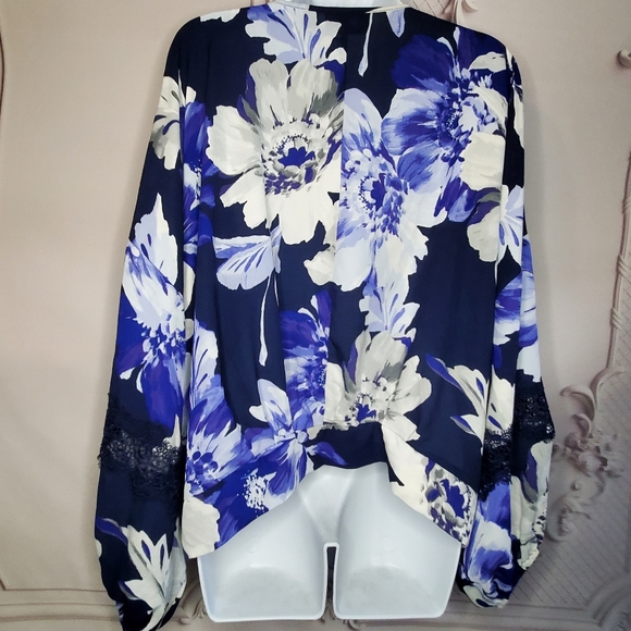 7th Avenue Design Studio Front Tie Top Size XL - Picture 3 of 4